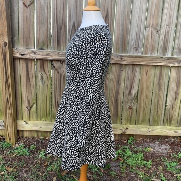 Mara Hoffman Strata Spotted Polka Dot Fit & Flare long sleeve Dress Size S - Picture 4 of 8